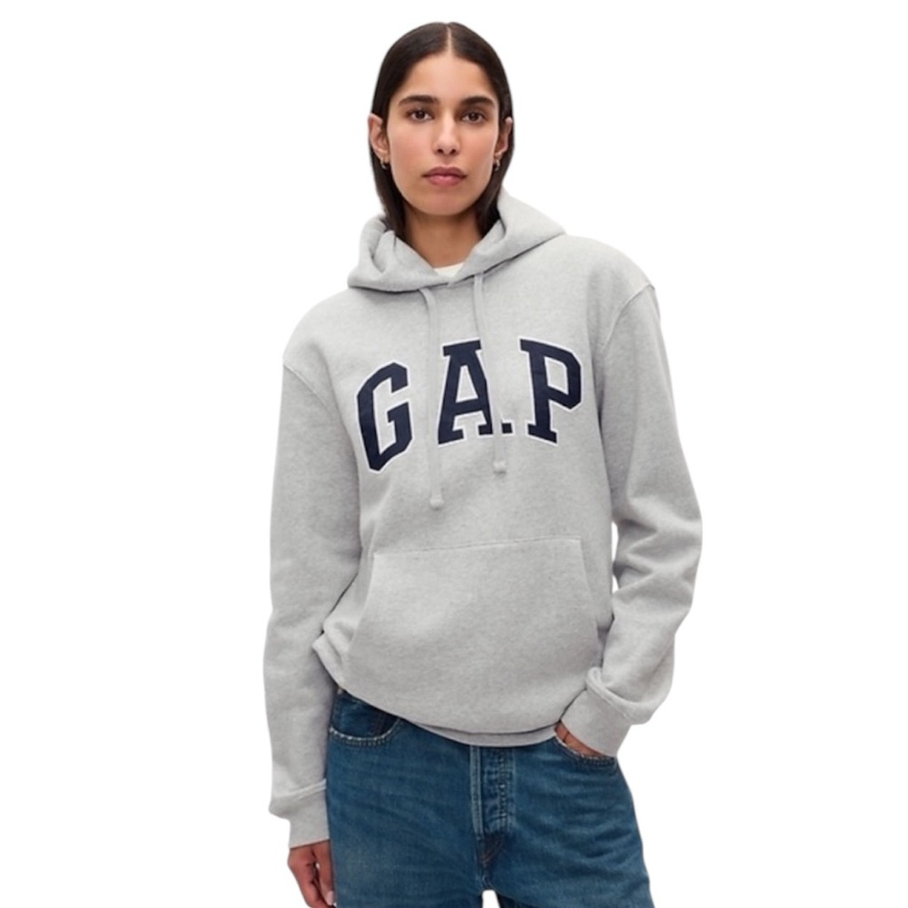 GAP Light Gray Logo XS Hoodie